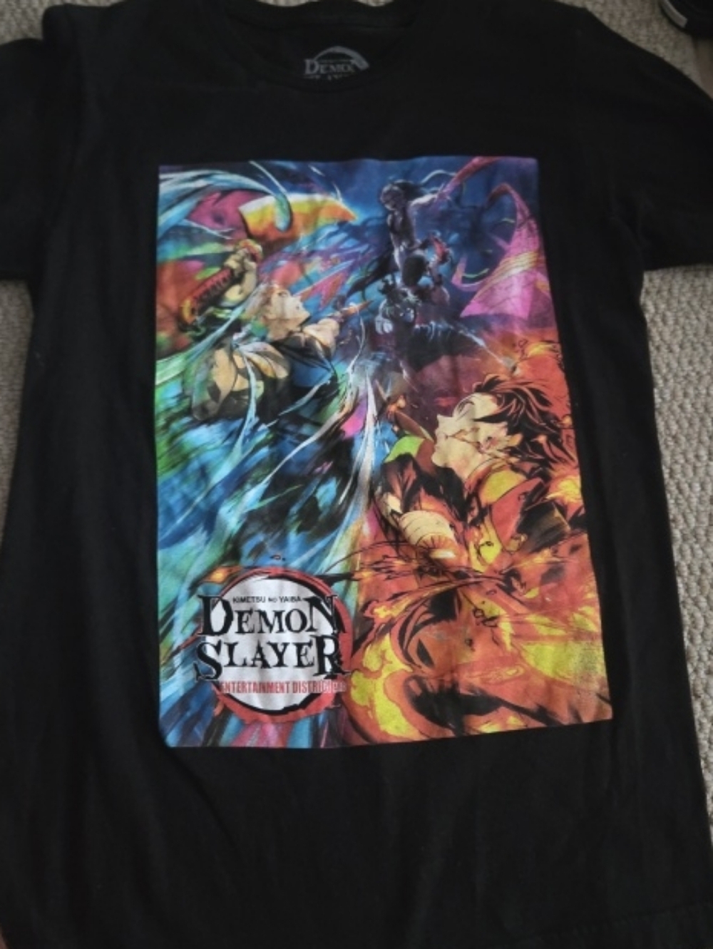 Demon Slayer Graphic Black T-Shirt